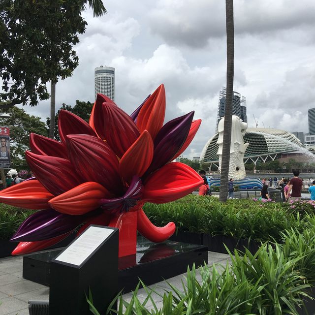 沿途風景優美🇸🇬新加坡建築散步路線🚶🏻‍♂️🚶🏻‍♀️🚶🏿 Merlion