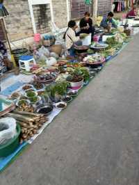 Thai-Lao local market and walking street 