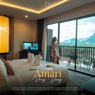 Единственный сетевой отель в Ванг-Вьенге, Amari Vang Vieng🌳