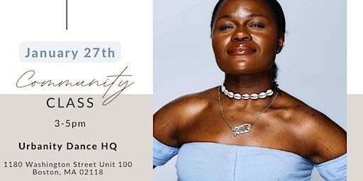 ABDB 1/27 Community Class | Urbanity Dance HQ