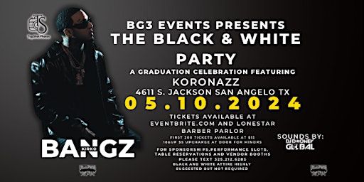 Kirko Bangz Black & White Graduation Celebration at Koronazz | Koronazz