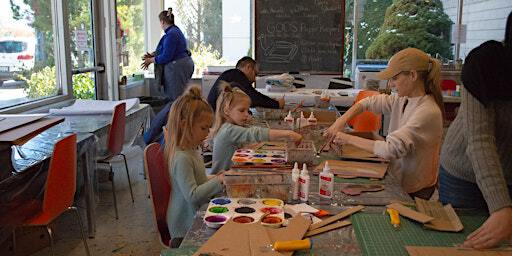 Family Open Studio: Pen & Ink and Craft Paper | Art Gallery of Burlington