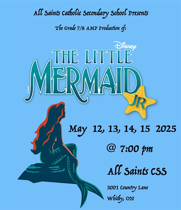 Disney's The Little Mermaid Jr - Flotsam Cast - May 12 | All Saints Catholic Secondary School