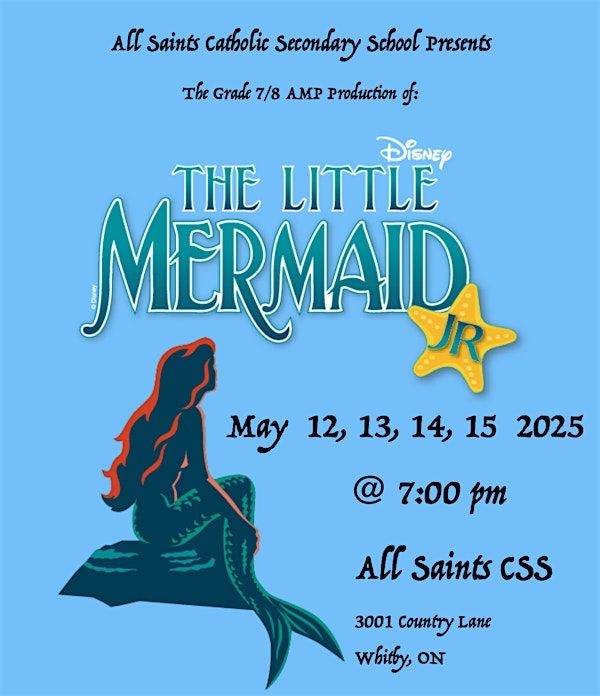Disney's The Little Mermaid Jr - Flotsam Cast - May 12 | All Saints Catholic Secondary School