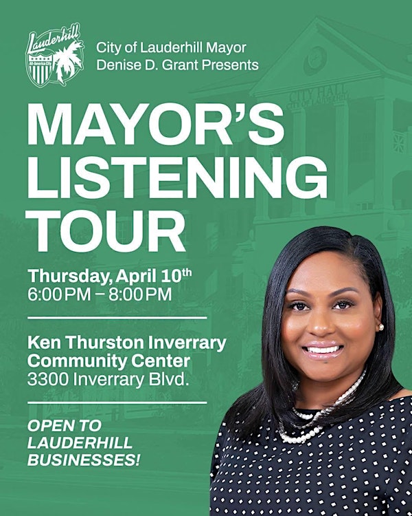 Mayor Listening Tour presented by Mayor Denise D. Grant | 3300 Inverrary Blvd