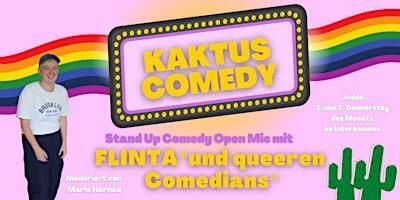 KAKTUS COMEDY: FLINTA* und Queer Comedy Show |06. Februar | interkosmos - café. bar. utopie