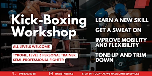 Kickboxing Workshop (All levels welcome) | JD Gyms