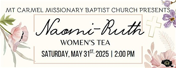 Naomi Ruth Charity Women's Tea | 5370 Dayton-Liberty Rd