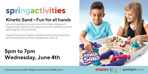 Kinetic Sand - Fun for all hands at Staples Corktown Store 26 | Staples Corktown Store 26