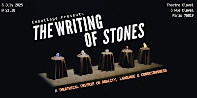 The Writing of Stones | Théâtre Clavel