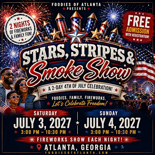 Stars, Stripes & Smoke Show | 840 Cherokee Ave SE