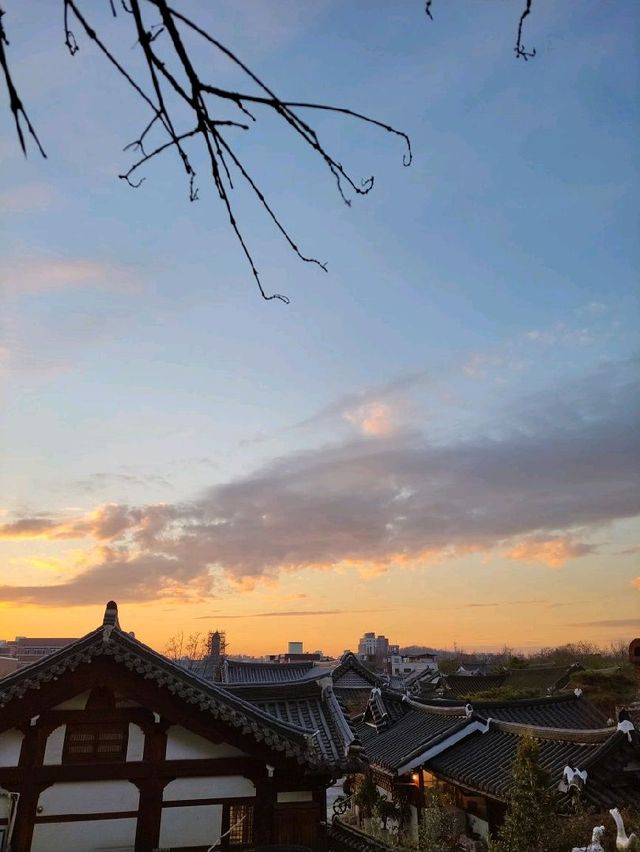 해 질 무렵 방문하기 좋은 전주 오목대