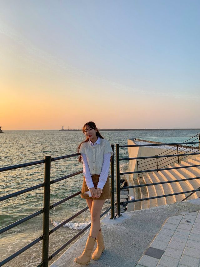 서해안 노을 맛집 꽃지해수욕장💙