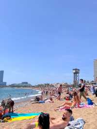 바르셀로네타 해변에서 피크닉 🏖