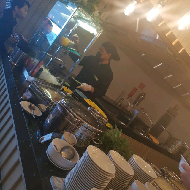 breakfast from holiday inn Rayong