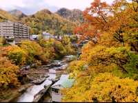 札幌の奥座敷　定山渓温泉　絶景の紅葉