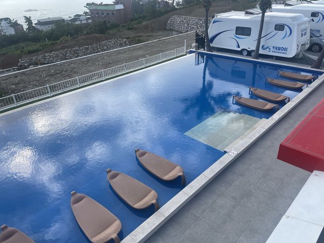 경주 수영장있는 카라반펜션 ⛺️