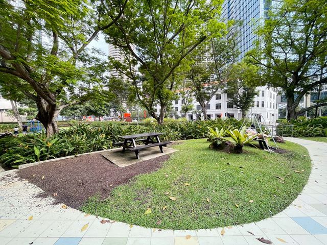 Greenery amidst the concrete jungle