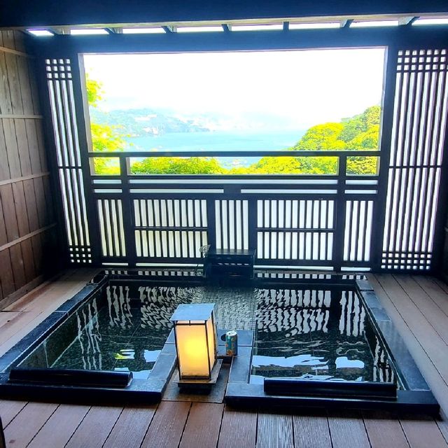 熱海網代湾が一望、丘の上に佇む旅館【海のはな】🌟