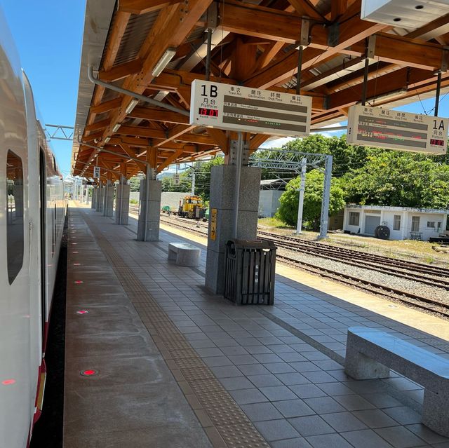 知名的台東溫泉地區｜知本火車站｜遊客都會來這走走喔
