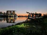 Picture perfect Sunset at Marina Barrage