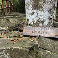Enjoy dipping my feet into 7 Wells Langkawi!