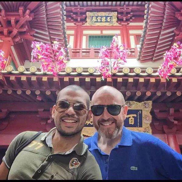 Beautiful Chinatown in Singapore. 