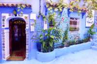 Chefchaouen, Morocco, a dreamy blue town.