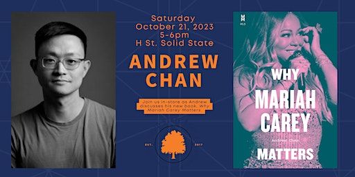Andrew Chan discusses Why Mariah Carey Matters (Washington) | Solid State Books