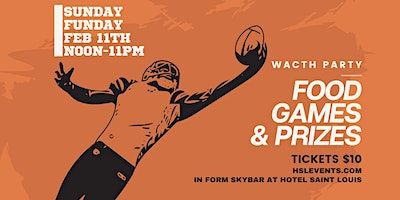Sunday Funday Watch Party | Hotel Saint Louis, Autograph Collection