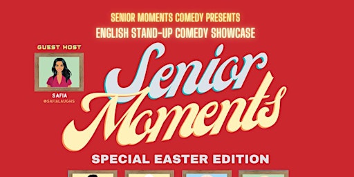 Senior Moments - English Stand-Up Comedy Showcase Paris | Le Kibélé