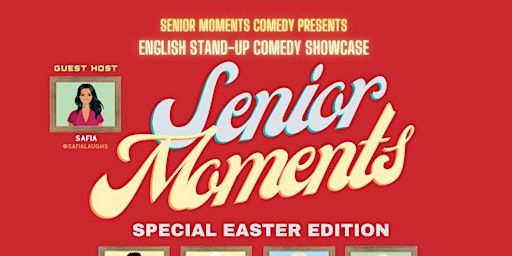 Senior Moments - English Stand-Up Comedy Showcase Paris | Le Kibélé