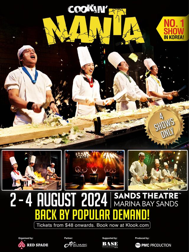 亂打烹飪秀Nanta (Cookin)：新加坡現場表演 | 新加坡金沙劇院