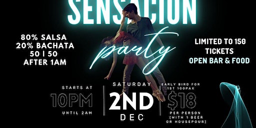 Bailar Sensación Latin Party 2nd Dec (Salsa Edition) | BISOUX • Coffee by Light • Cocktails by Night