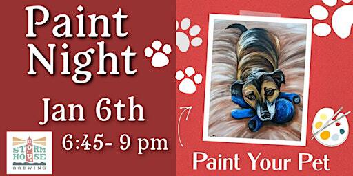 Paint Your Pet Night | Stormhouse Brewing