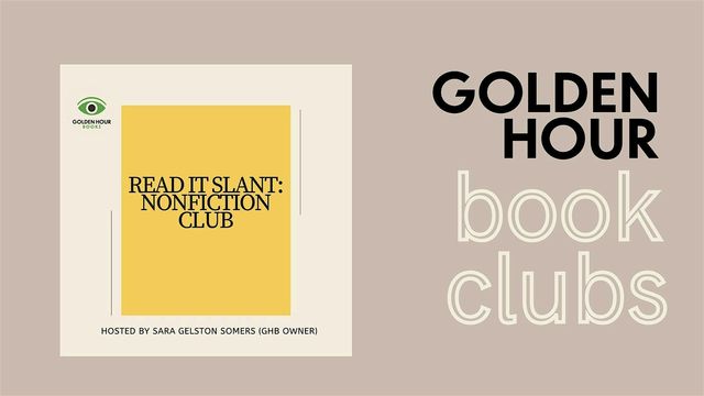 READ IT SLANT: FEBRUARY | Golden Hour Books, North College Avenue, Indianapolis, IN, USA