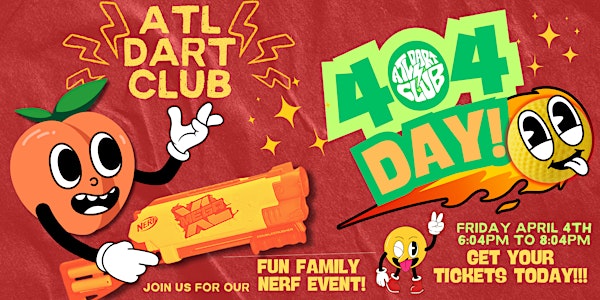 ATL DART CLUB PRESENT 404 DAY FAMILY NERF EVENT | Exchange Recreation Center