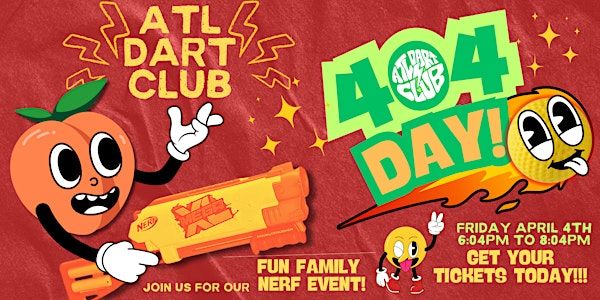 ATL DART CLUB PRESENT 404 DAY FAMILY NERF EVENT | Exchange Recreation Center
