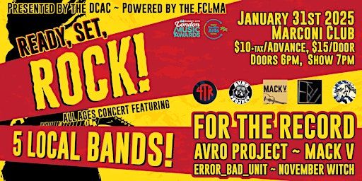 Ready, Set, Rock | Marconi Club Of London