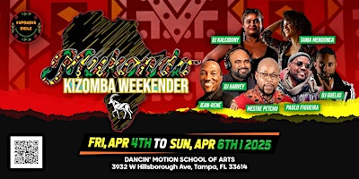 Mukondo Kizomba & Semba Weekender | Dancin' Motion School of the Arts
