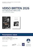 VERSO BRITTEN 2026 | Aula G.016 Sala Maria Immacolata