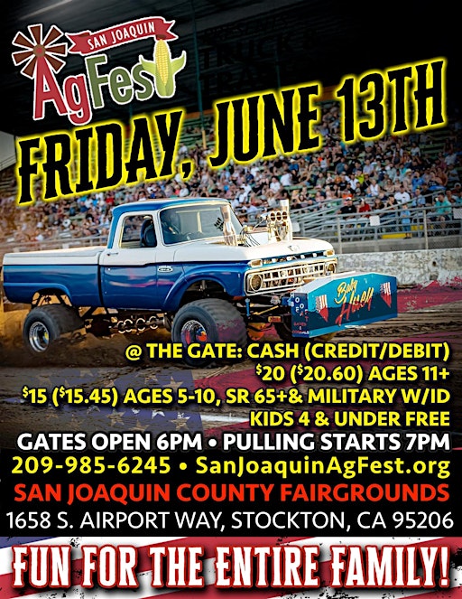 2025 West Coast Summer Nationals Tractor and Truck Pulls | San Joaquin County Fairgrounds