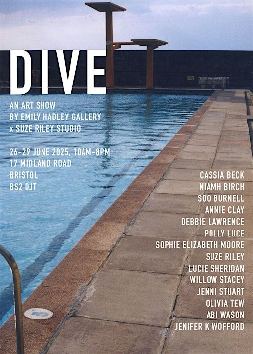 Dive - A contemporary art show celebrating the power of swimming | 17 Midland Rd