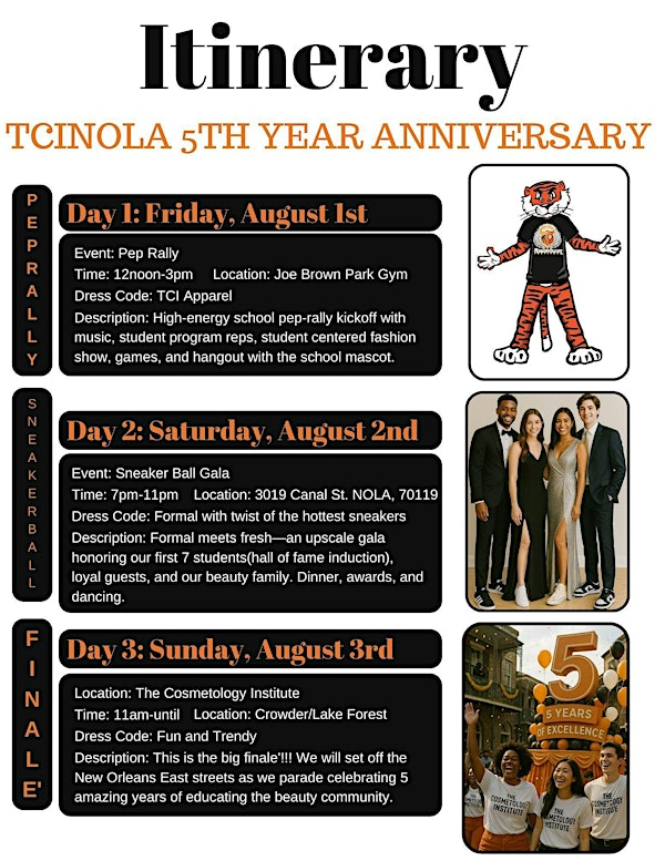 TCI PEP-RALLY and SNEAKER BALL GALA | Joe W. Brown Park