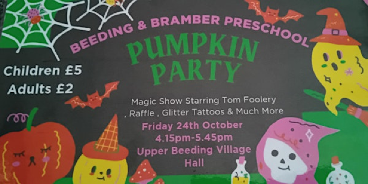 Beeding & Bramber Preschool  Pumpkin Party | Beeding and Bramber Village Hall