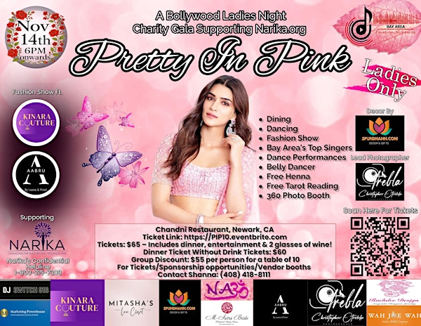 Pretty In Pink-A Bollywood Ladies Night Charity Gala | Chandni Restaurant