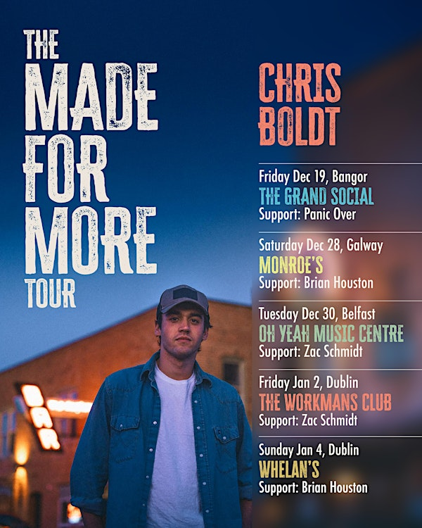 The Made For More Tour | Oh Yeah Music Centre