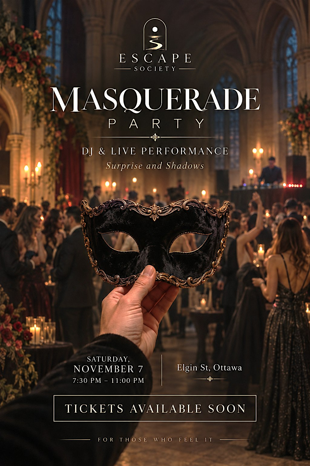 Masquerade Party in Ottawa | St. John the Evangelist Anglican Church