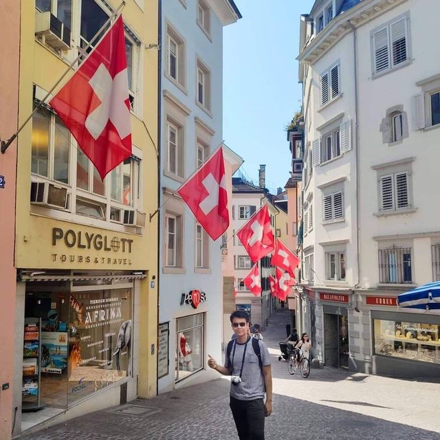 Zurich shopping street