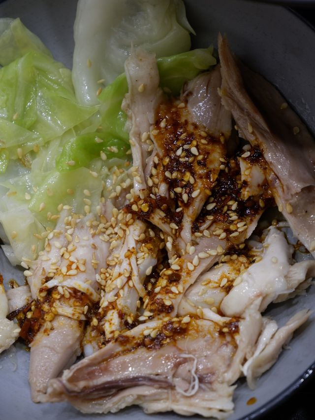 夏日開胃手撕雞麵配家常湯